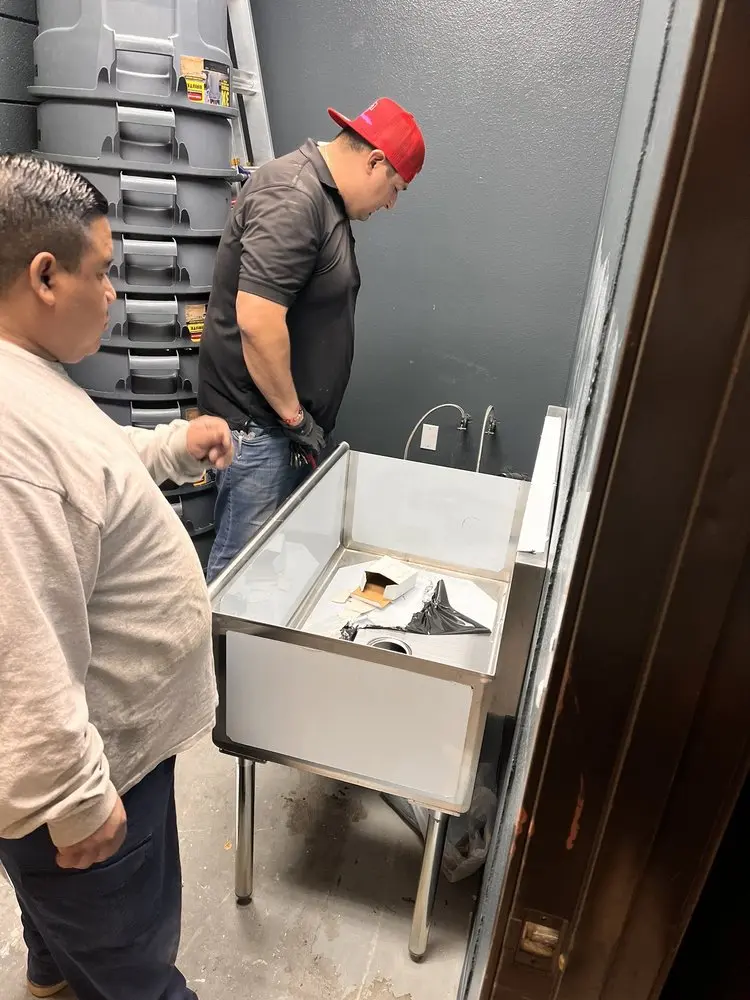 Commercial plumbing and sink installation in Edgewater Landing